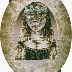 Madonna gull - Kunst for hjemmet - Jan Baker
