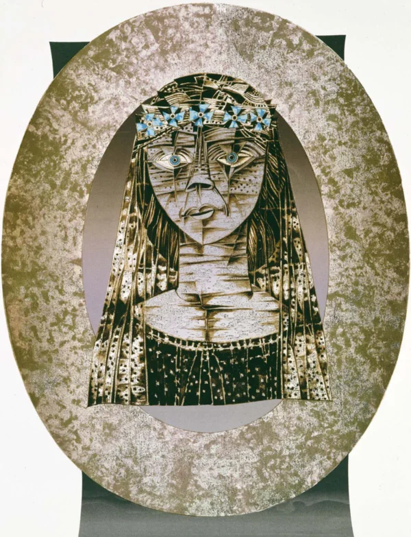 Madonna gull - Kunst for hjemmet - Jan Baker
