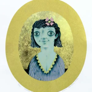 Madonna gull - Kunst for hjemmet - Jan Baker